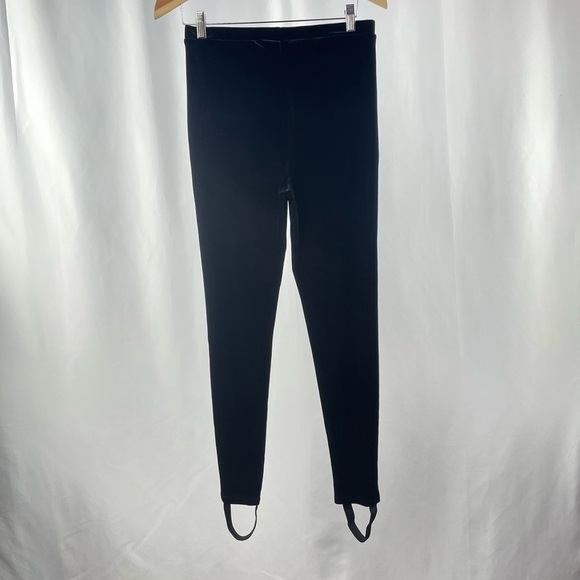 BP. Velvet‎ Stirrup Pull On Leggings in Black Size Medium - Picture 2 of 4